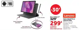 Super U Lenovo pack tablette 11' idea offre