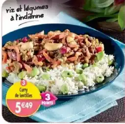 Maximo Curry de lentilles offre