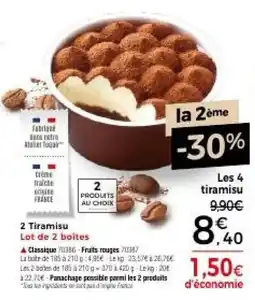 Thiriet Tiramisu offre