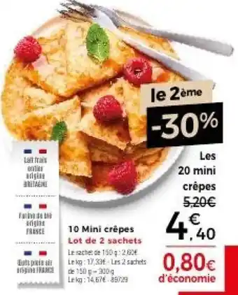 Mini crêpes