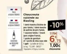 Thiriet Choucroute cuisinée au Riesling offre
