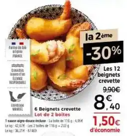Thiriet Beignets crevette offre