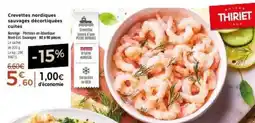 Thiriet THIRIET Crevettes nordiques sauvages décortiquées cuites offre