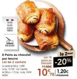Thiriet PUR BEURRE Pains au chocolat offre
