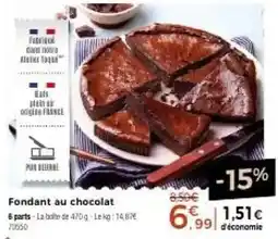 Thiriet Fondant au chocolat offre