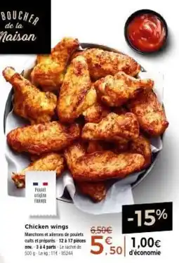 Thiriet Boucher de la Maison Chicken wings offre