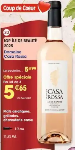 Maximo Casa Rossa IGP Île de Beauté offre
