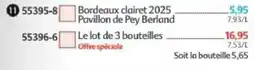 Maximo Pavillon de Pey Berland Bordeaux clairet 2025 offre