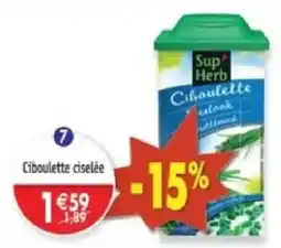 Maximo Sup Herb Ciboulette ciselée offre