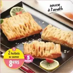 Maximo 2 Feuilletés au saumon offre