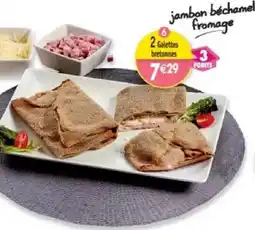 Maximo jambon béchamel fromage offre
