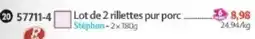 Maximo Stéphan rillettes pur porc offre