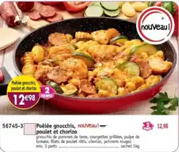 Maximo Poêlée gnocchis, poulet et chorizo offre
