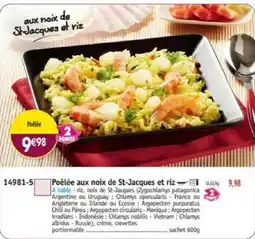 Maximo Poêlée aux noix de St-Jacques et riz offre