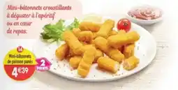 Maximo Mini-bâtonnets de poisson panés offre