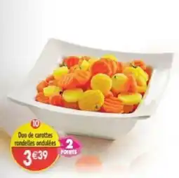 Maximo Duo de carottes rondelles ondulées offre