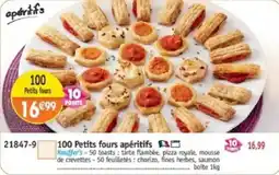 Maximo 100 Petits fours apéritifs offre
