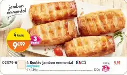 Maximo Délifrance 4 Roulés jambon emmental offre