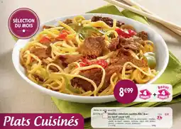 Maximo Nouilles chinoises sautees au boeuf sauce sate offre