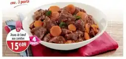 Maximo Joues de bœuf aux carottes offre