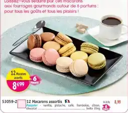 Maximo Pasquier Macarons assortis offre