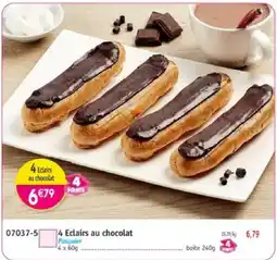 Maximo Pasquier 4 Eclairs au chocolat offre