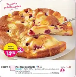 Maximo Boncolac Moelleux aux fruits offre