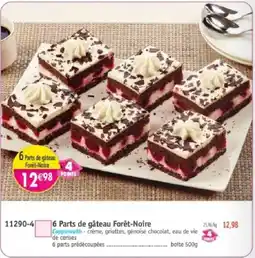 Maximo Coppennrath 6 Parts de gâteau Forêt-Noire offre