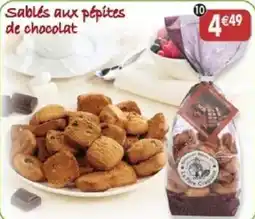Maximo Le Père Crapaud Sablés aux pépites de chocolat offre
