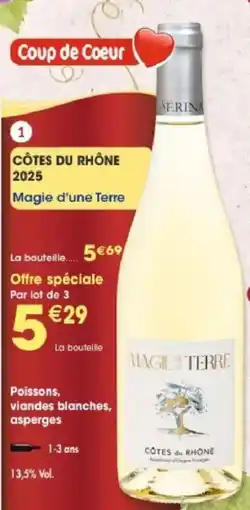 Maximo Magie d'une Terre CÔTES DU RHÔNE offre