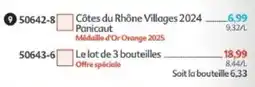 Maximo Panicaut Côtes du Rhône Villages 2024 offre