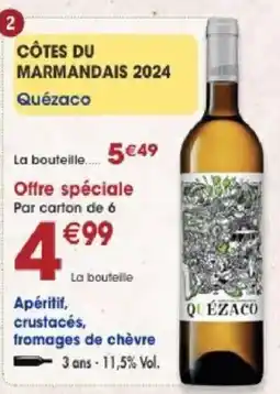 Maximo Quézaco Côtes du Marmandais 2024 offre