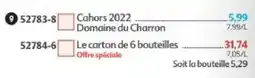 Maximo Domaine du Charron Cahors 2022 offre