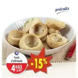 Maximo pré cuits Fonds d'artichauts offre
