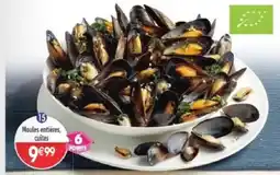 Maximo Moules entières, cuites offre