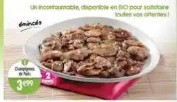 Maximo émincés Champignons de Paris offre