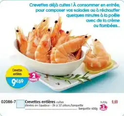 Maximo Crevettes entières offre