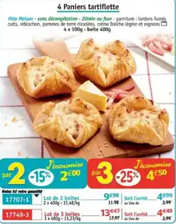 Maximo Paniers tartiflette offre