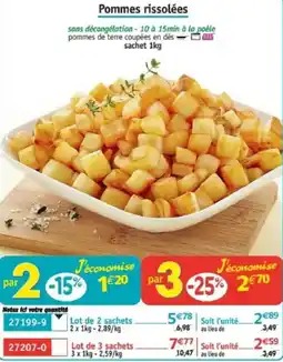 Maximo Pommes rissolées offre