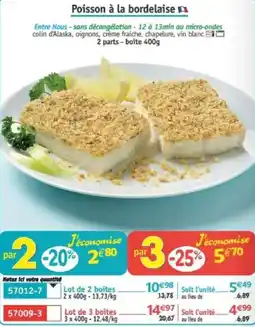 Maximo Poisson à la bordelaise offre