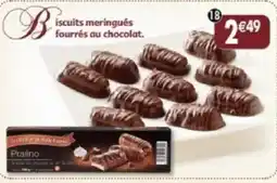 Maximo Pralino Biscuits meringués fourrés au chocolat offre
