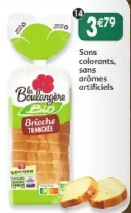 Maximo la Boulangère Bio Brioche TRANCHEE offre