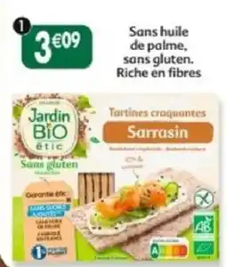 Maximo Jardin BIO étic Tartines craquantes Sarrasin offre