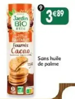 Maximo Jardin Bio Étic Fournées Cacao offre