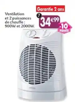 Maximo WONDER Ventilateur chauffant offre