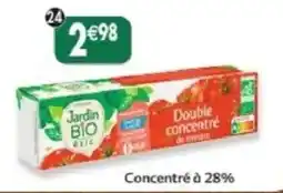 Maximo Jardin BIO étic Double concentré de tomate offre