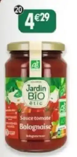 Maximo Jardin BIO étic Sauce tomate Bolognaise offre