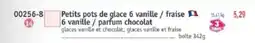 Maximo Petits pots de glace 6 vanille / fraise offre