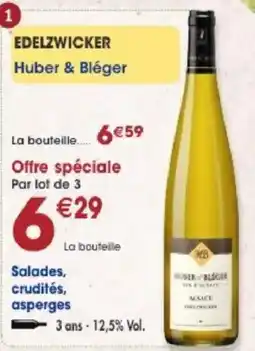 Maximo Huber & Bléger Edelzwicker offre