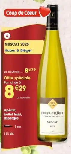Maximo Huber & Bléger Muscat offre